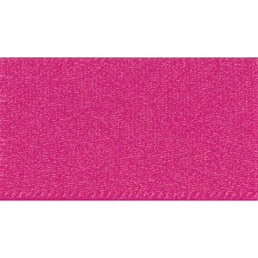 Berisfords Ribbon Double Faced Satin Ribbon Fuchsia Pink: 10mm wide. Price per metre.  - The Sewing Studio for sale UK - The Sewing Studio