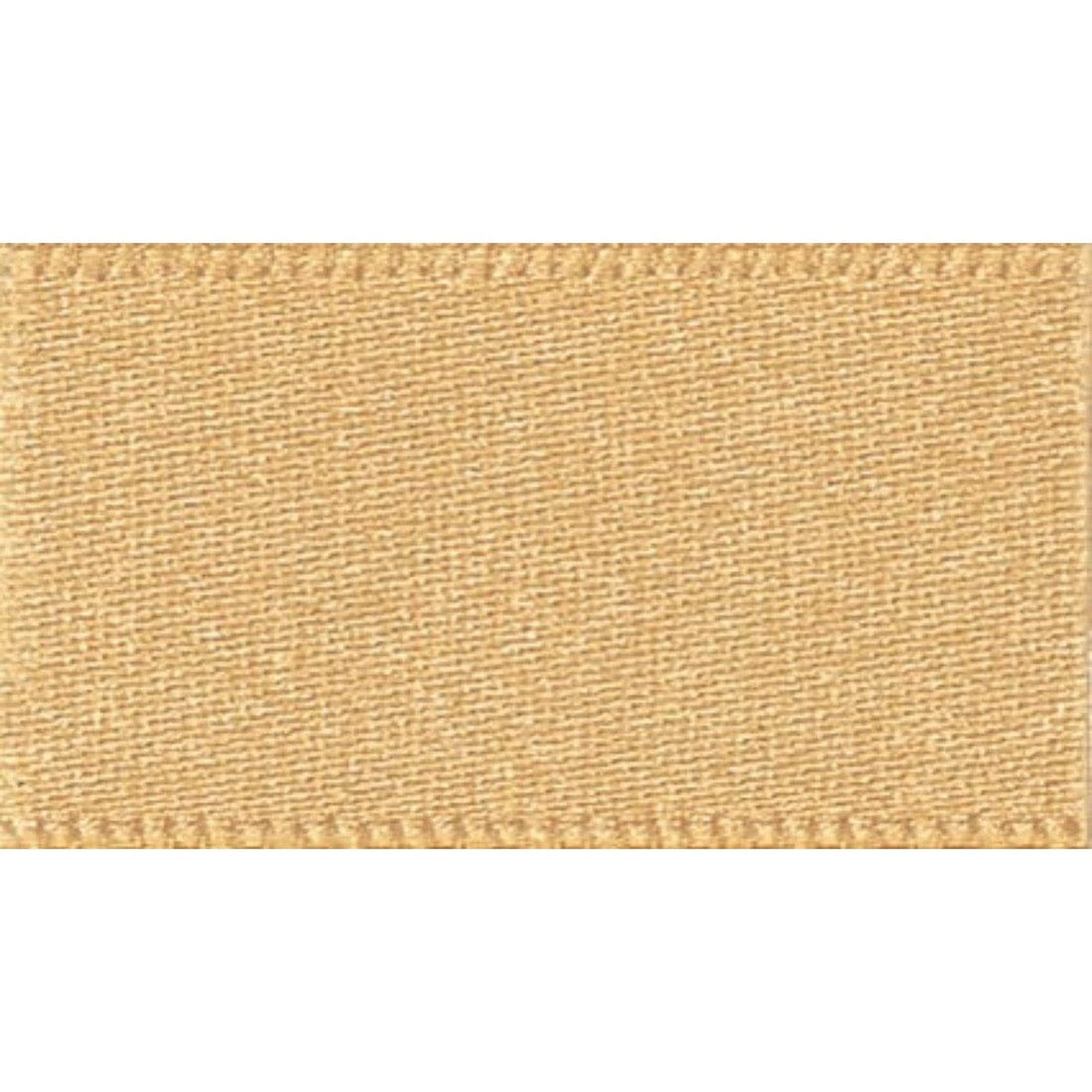 Berisfords Ribbon Double Faced Satin Ribbon Honey Gold: 15mm wide. Price per metre.  - The Sewing Studio