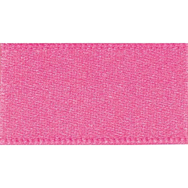 Berisfords Ribbon Double Faced Satin Ribbon Hot Pink: 10mm wide. Price per metre.  - The Sewing Studio for sale UK - The Sewing Studio