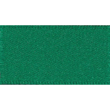 Berisfords Ribbon Double Faced Satin Ribbon Hunter Green: 25mm wide. Price per metre.  - The Sewing Studio for sale UK - The Sewing Studio