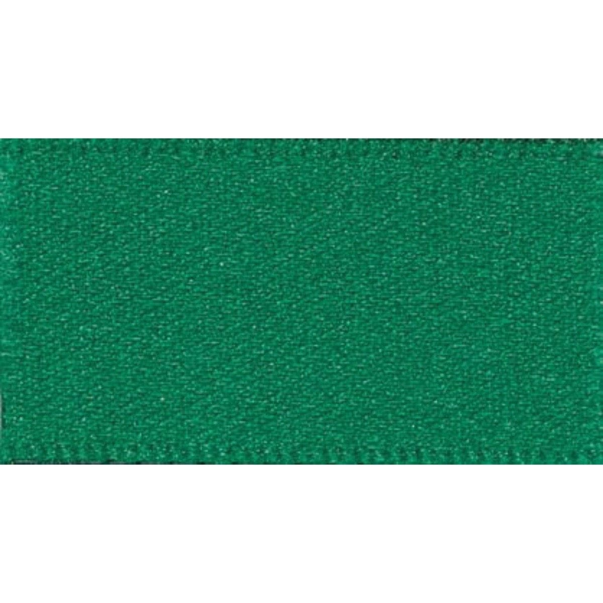 Berisfords Ribbon Double Faced Satin Ribbon Hunter Green: 35mm wide. Price per metre.  - The Sewing Studio