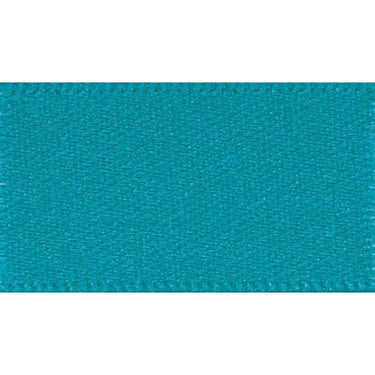 Berisfords Ribbon Double Faced Satin Ribbon Malibu Blue: 15mm wide. Price per metre.  - The Sewing Studio for sale UK - The Sewing Studio