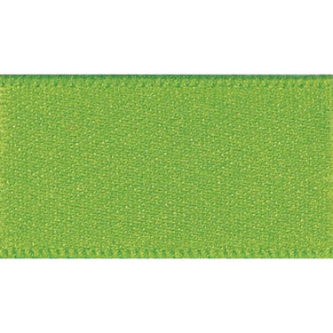 Berisfords Ribbon Double Faced Satin Ribbon: Meadow Green: 10mm wide. Price per metre.  - The Sewing Studio for sale UK - The Sewing Studio