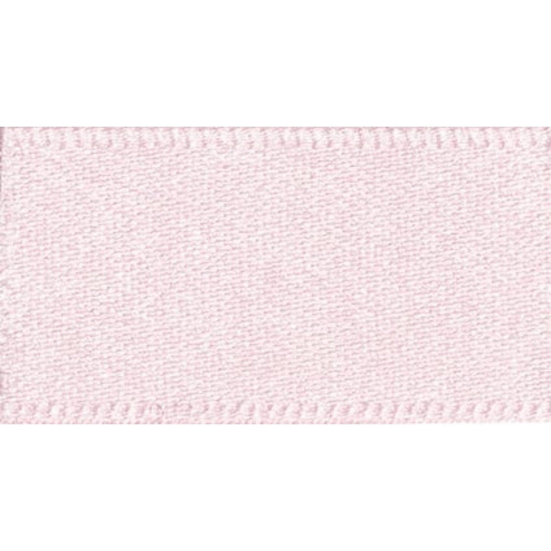 Berisfords Ribbon Double Faced Satin Ribbon Pale Pink: 10mm wide. Price per metre.  - The Sewing Studio