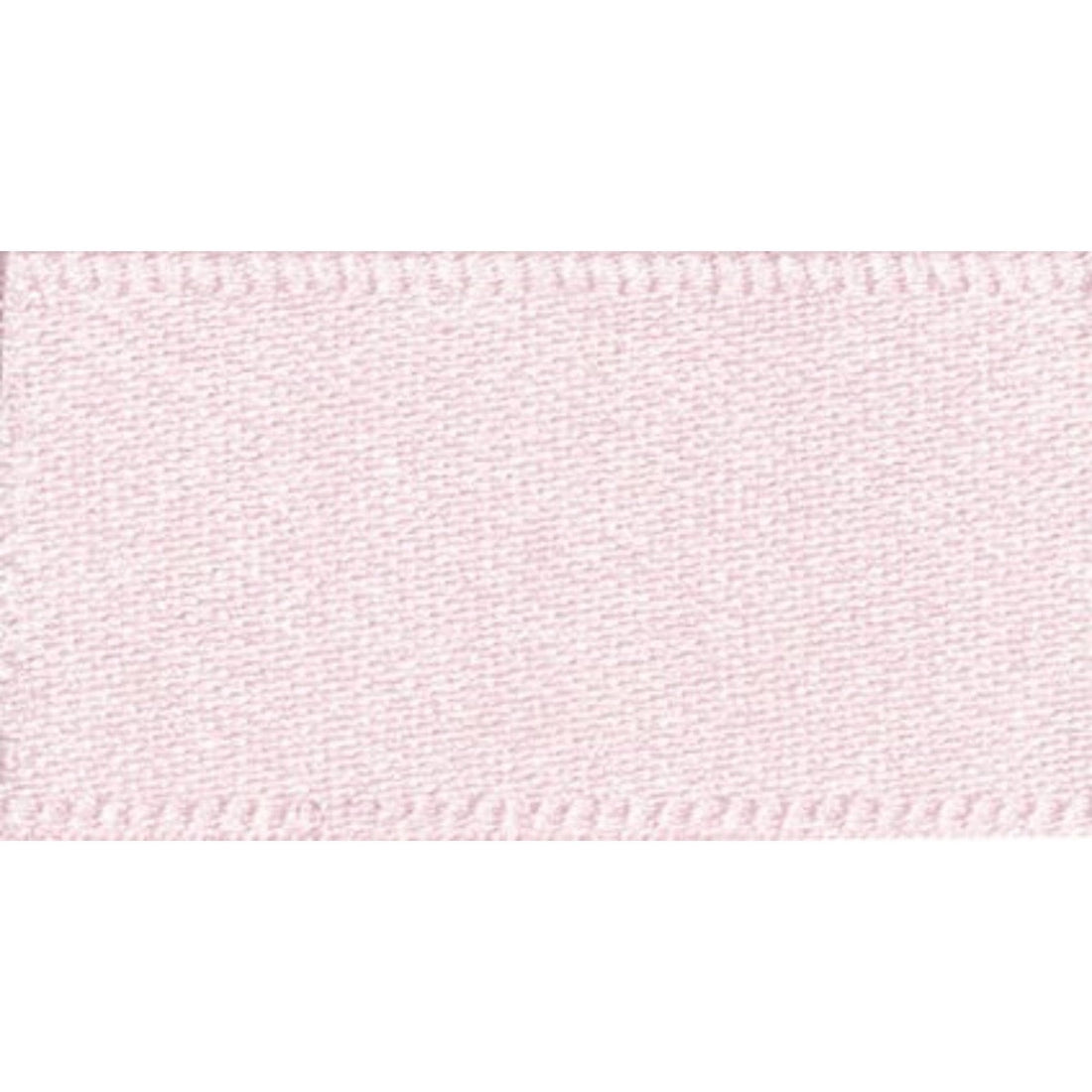 Berisfords Ribbon Double Faced Satin Ribbon Pale Pink: 15mm wide. Price per metre.  - The Sewing Studio