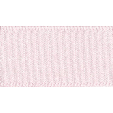 Berisfords Ribbon Double Faced Satin Ribbon Pale Pink: 15mm wide. Price per metre.  - The Sewing Studio for sale UK - The Sewing Studio