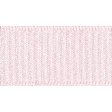 Berisfords Ribbon Double Faced Satin Ribbon Pale Pink: 25mm wide. Price per metre.  - The Sewing Studio for sale UK - The Sewing Studio