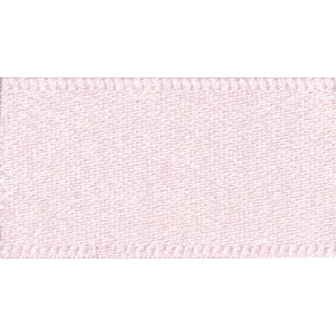 Berisfords Ribbon Double Faced Satin Ribbon Pale Pink: 35mm wide. Price per metre.  - The Sewing Studio for sale UK - The Sewing Studio