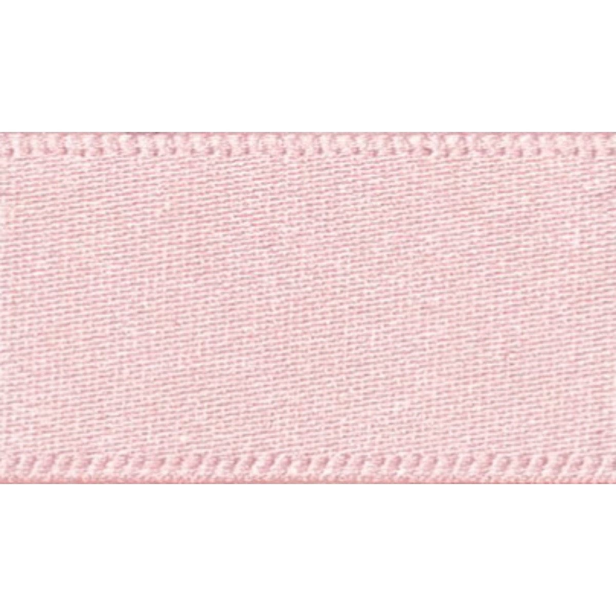 Berisfords Ribbon Double Faced Satin Ribbon Pink Azalea: 3mm wide. Price per metre.  - The Sewing Studio