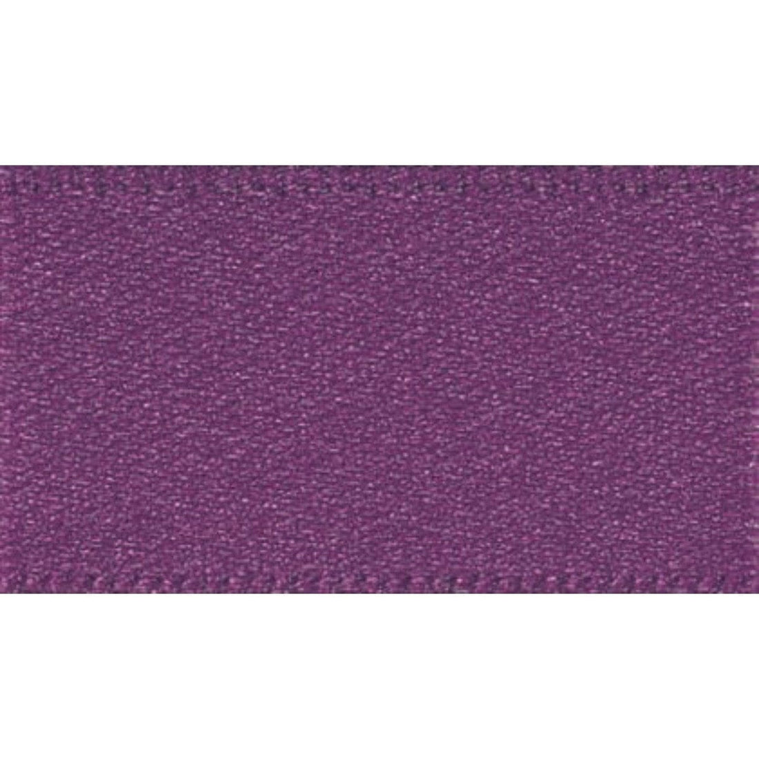 Berisfords Ribbon Double Faced Satin Ribbon Plum Purple: 25mm Wide. Price per metre.  - The Sewing Studio