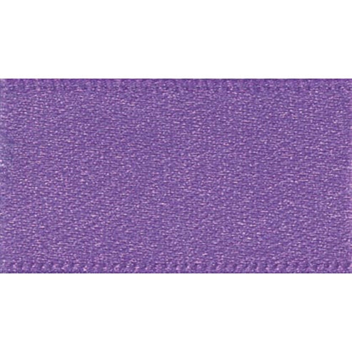 Berisfords Ribbon Double Faced Satin Ribbon Purple: 15mm wide. Price per metre.  - The Sewing Studio