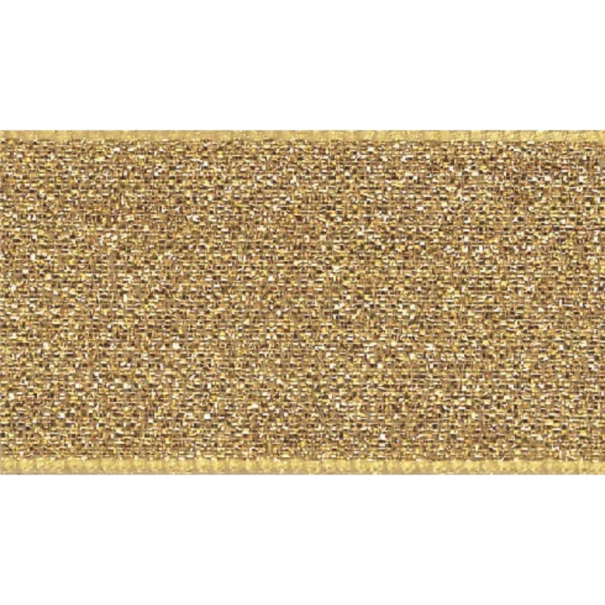 Berisfords Ribbon Lamé Ribbon: Gold: 3mm wide. Price per metre  - The Sewing Studio