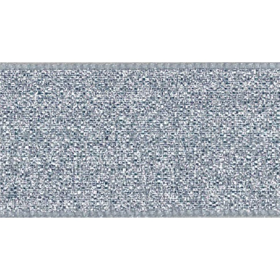 Berisfords Ribbon Lamé Ribbon: Silver: 3mm wide. Price per metre.  - The Sewing Studio