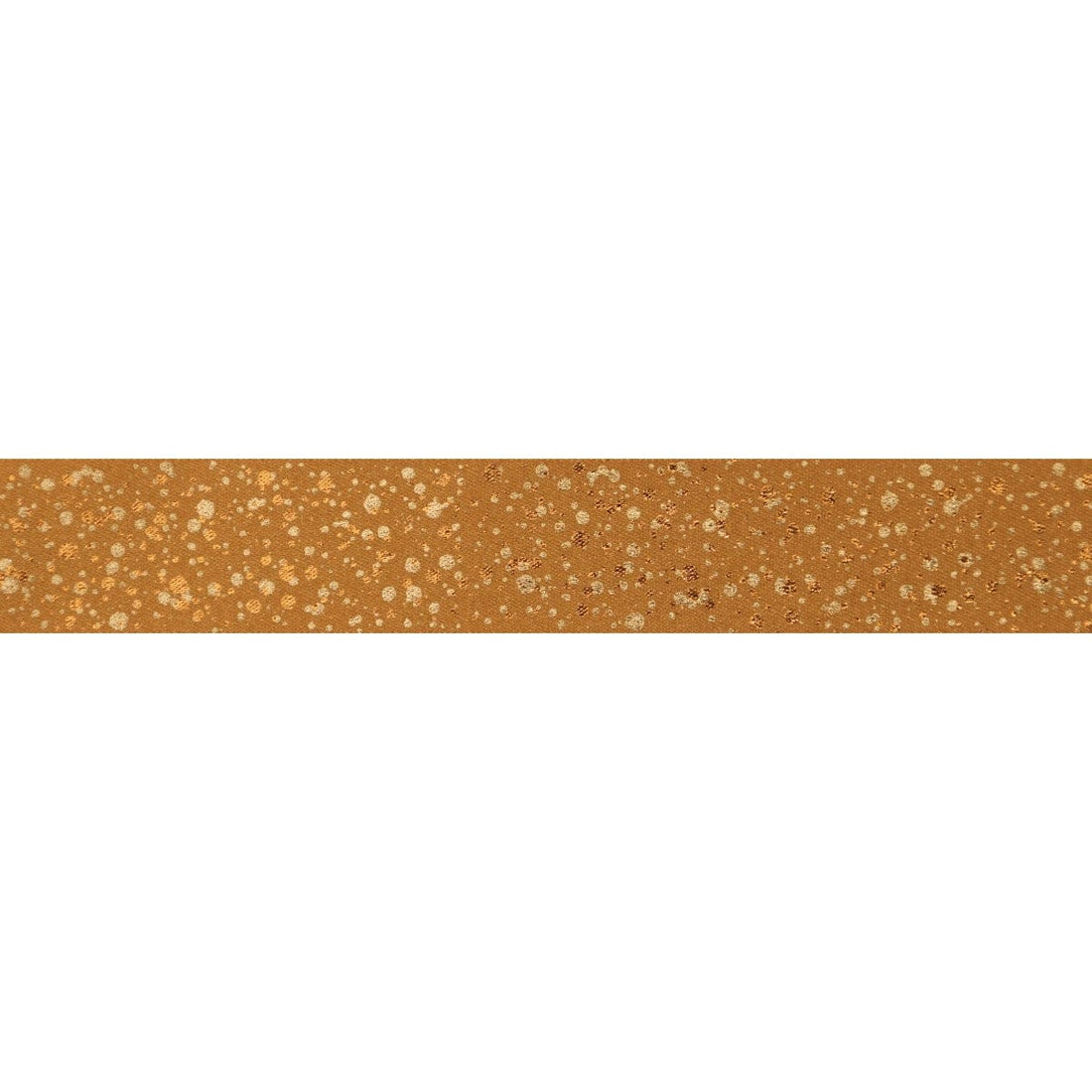 Berisfords Ribbon Sparkler Ribbon: Old Gold With Gold Metallic: 15mm wide. Price per metre.  - The Sewing Studio