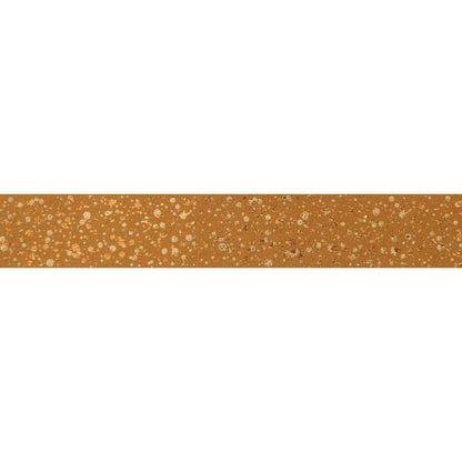 Berisfords Ribbon Sparkler Ribbon: Old Gold With Gold Metallic: 15mm wide. Price per metre.  - The Sewing Studio