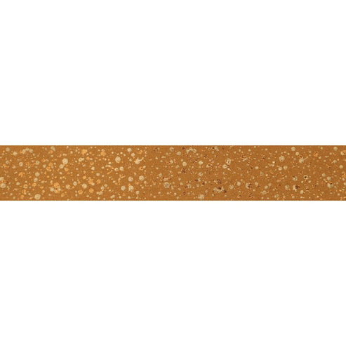 Berisfords Ribbon Sparkler Ribbon: Old Gold With Gold Metallic: 15mm wide. Price per metre.  - The Sewing Studio