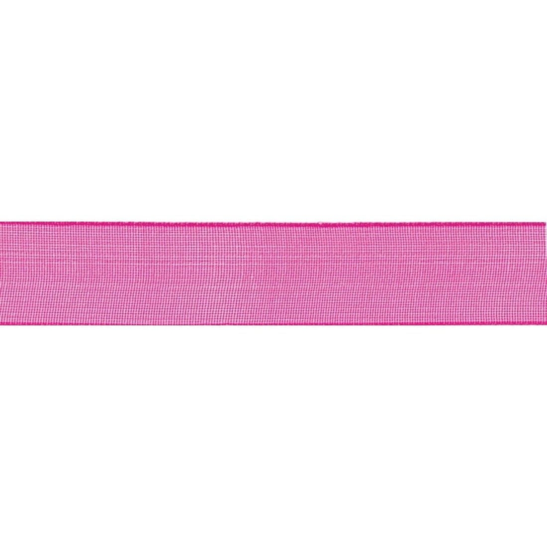 Berisfords Ribbon Super Sheer Ribbon: 10mm: Shocking Pink. Price per metre.  - The Sewing Studio