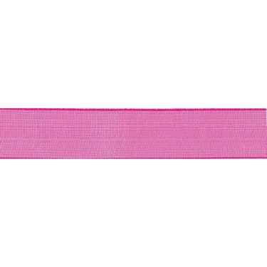 Berisfords Ribbon Super Sheer Ribbon: 10mm: Shocking Pink. Price per metre.  - The Sewing Studio for sale UK - The Sewing Studio