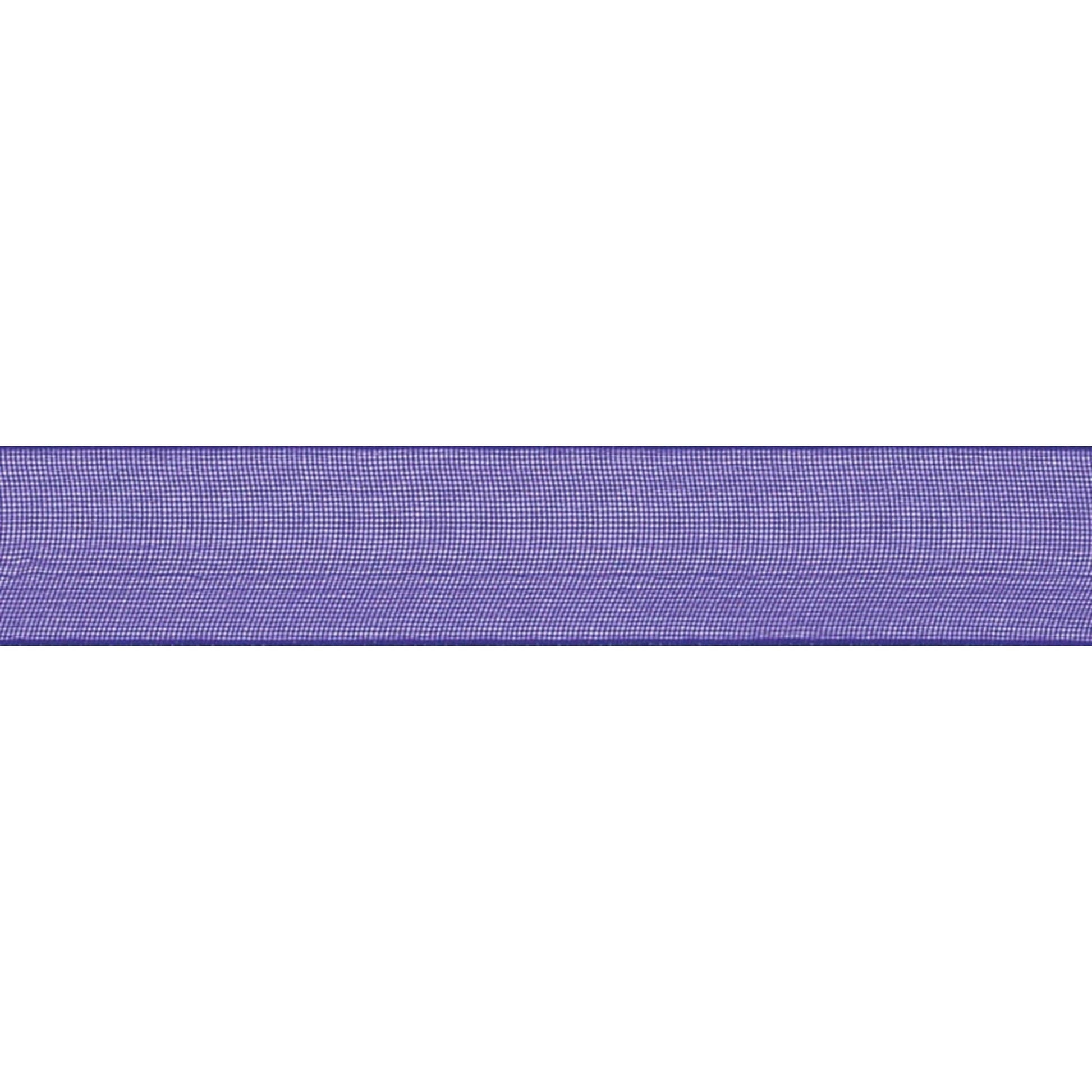 Berisfords Ribbon Super Sheer Ribbon: 15mm: Purple. Price per metre  - The Sewing Studio