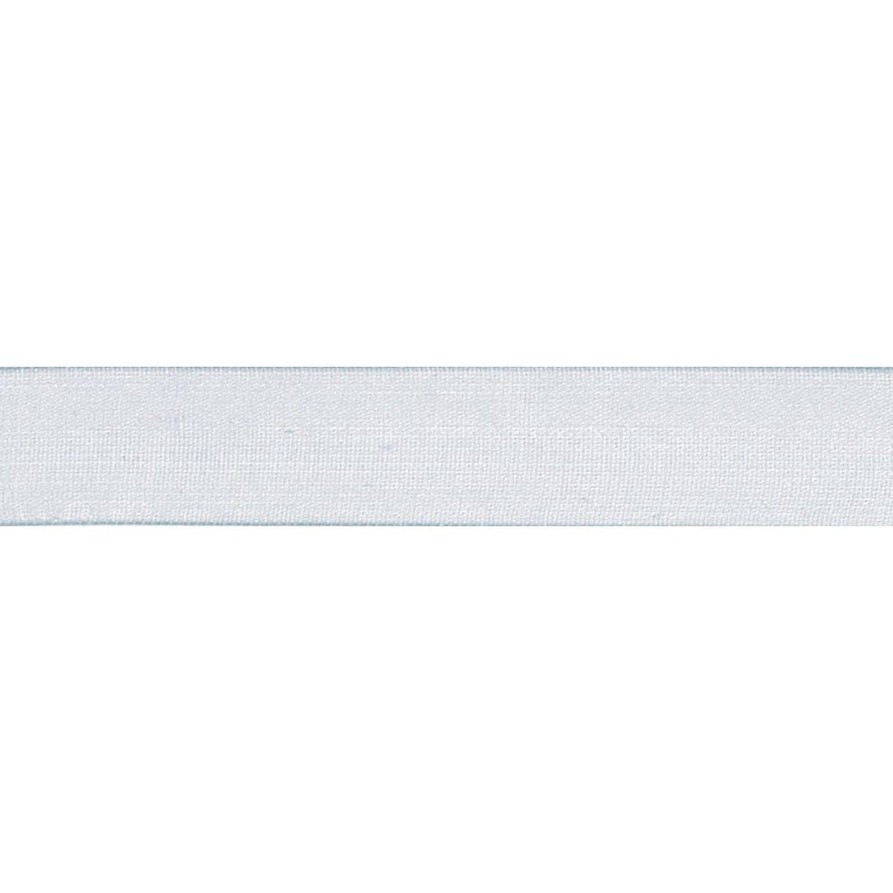 Berisfords Ribbon Super Sheer Ribbon: 15mm: Silver Grey. Price per metre.  - The Sewing Studio