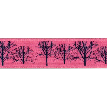 Berisfords Ribbon Trees Ribbon: 15mm wide: Shocking Pink. Price per metre.  - The Sewing Studio for sale UK - The Sewing Studio