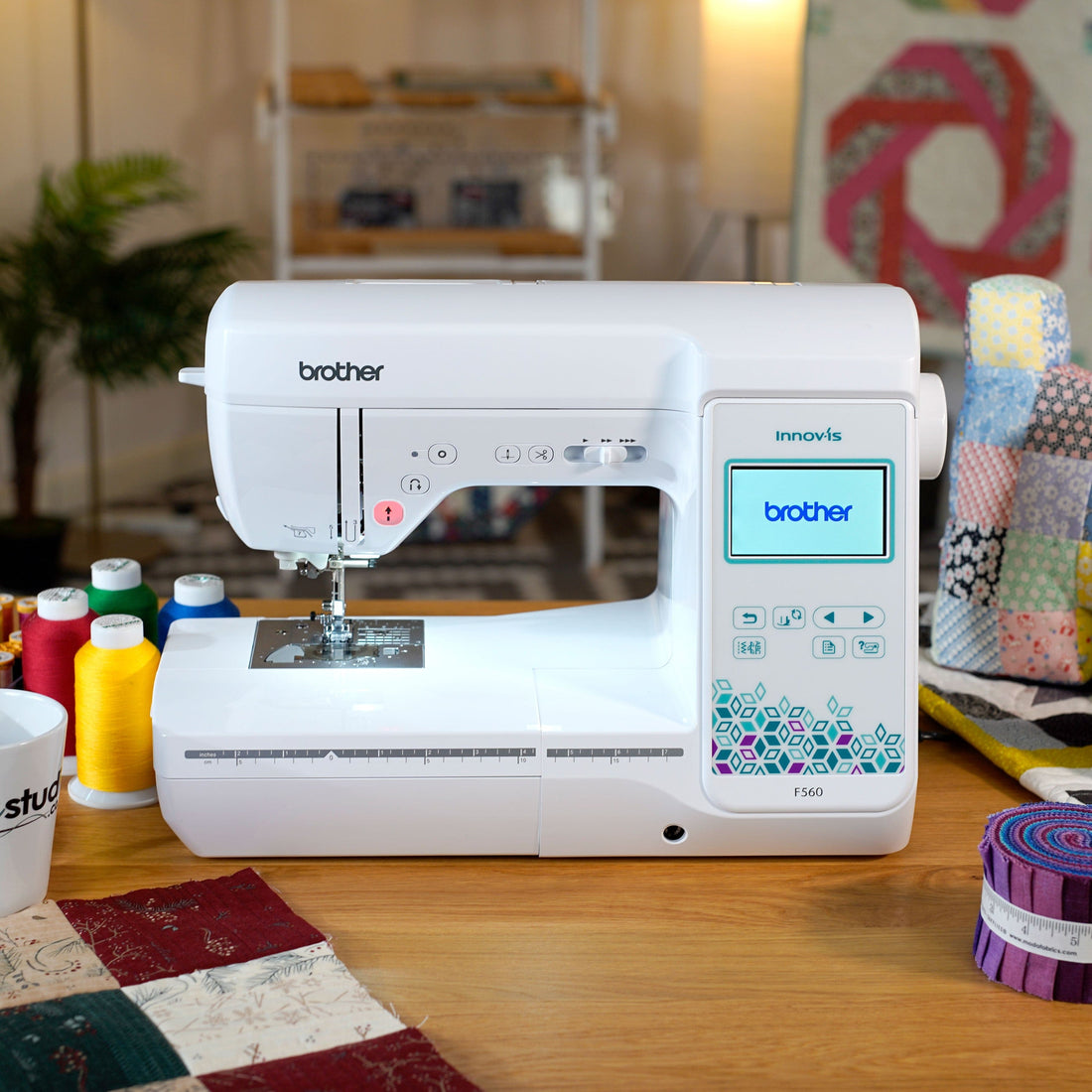 Brother Sewing Machines Brother Innov-is F560 Sewing Machine - Free Creative quilt kit worth £158.99  - The Sewing Studio