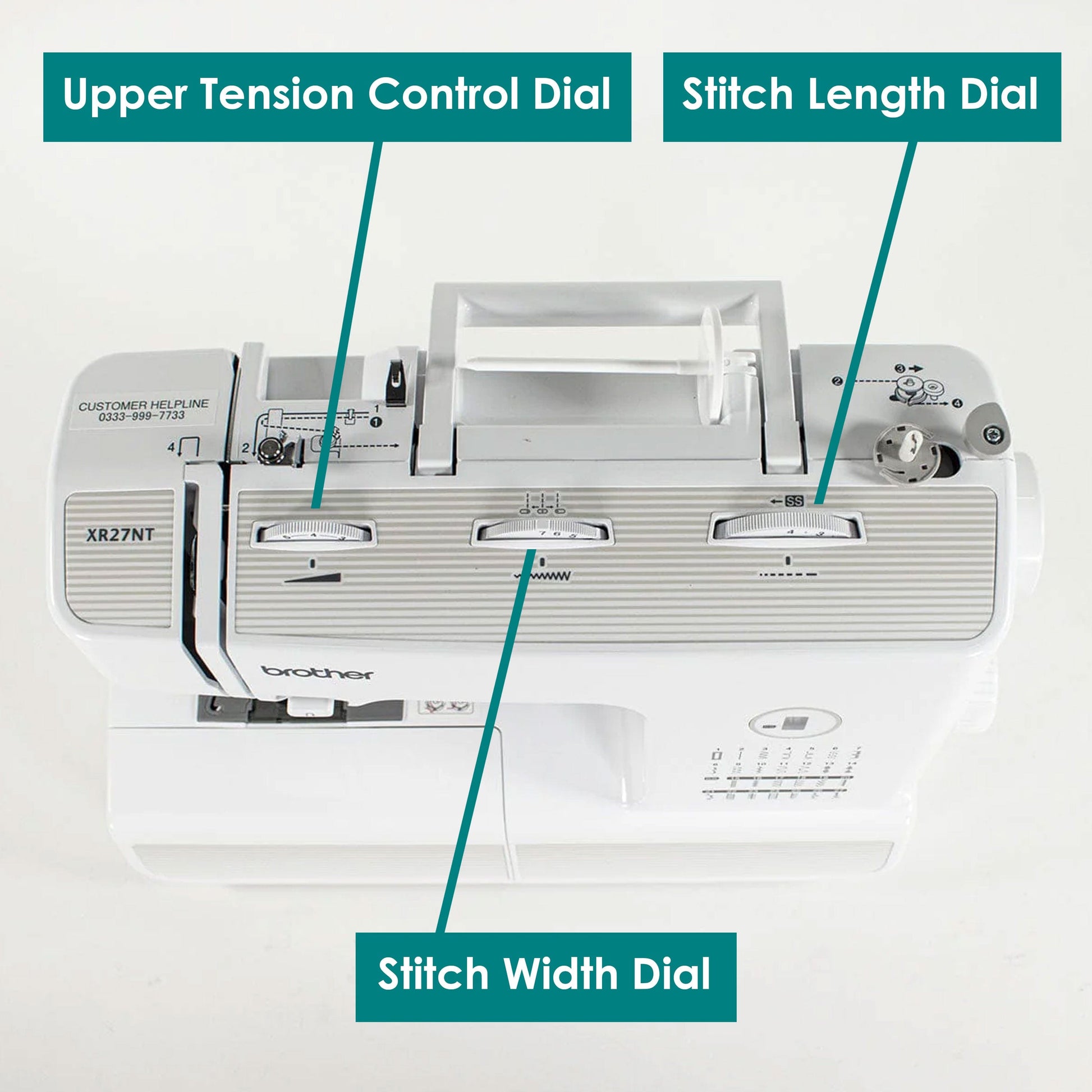 Brother Sewing Machines Brother XR27NT Sewing Machine  - The Sewing Studio