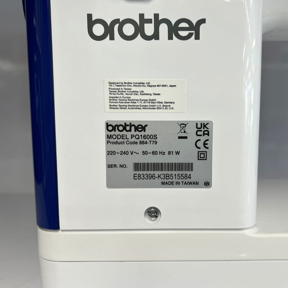 Brother Sewing Machines Ex Display Brother PQ1600S Straight Stitch Sewing Machine