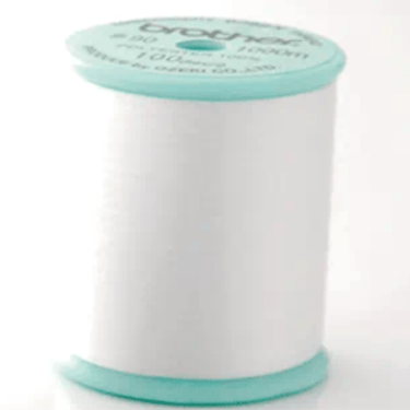 Brother Threads Brother Bobbin Thread White #90 Weight 1000m  - The Sewing Studio for sale UK - The Sewing Studio