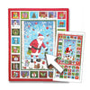 Makower Merry Christmas Santa Advent Fabric Panel 24X44 Inch