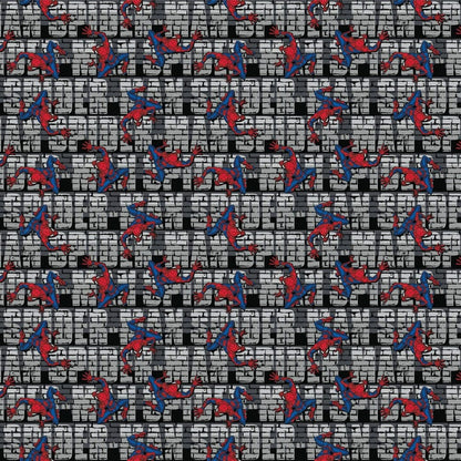 Camelot Fabrics Fabric Spiderman Wall Crawler Quilting Fabric Whole Bolt 10 Metres  - The Sewing Studio