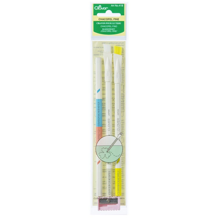 Clover Pens Pencils Markers Chacopel Fine: 3 Pencils Per Set