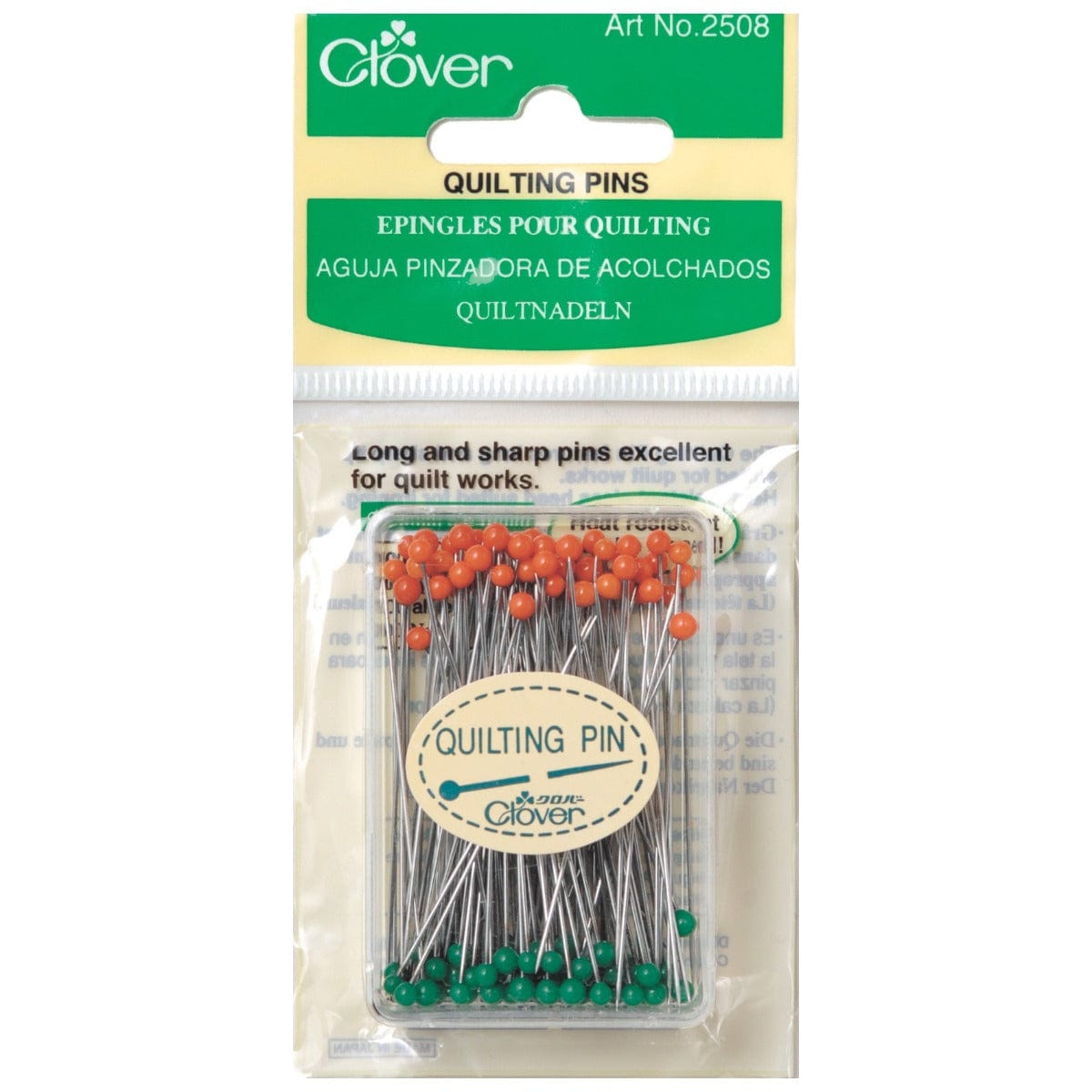 Clover Pins Clover Quilting Pins: 48mm: 100 Pieces  - The Sewing Studio