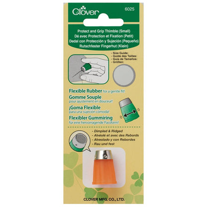 Clover Thimbles Clover Protect and Grip Thimble: Small  - The Sewing Studio