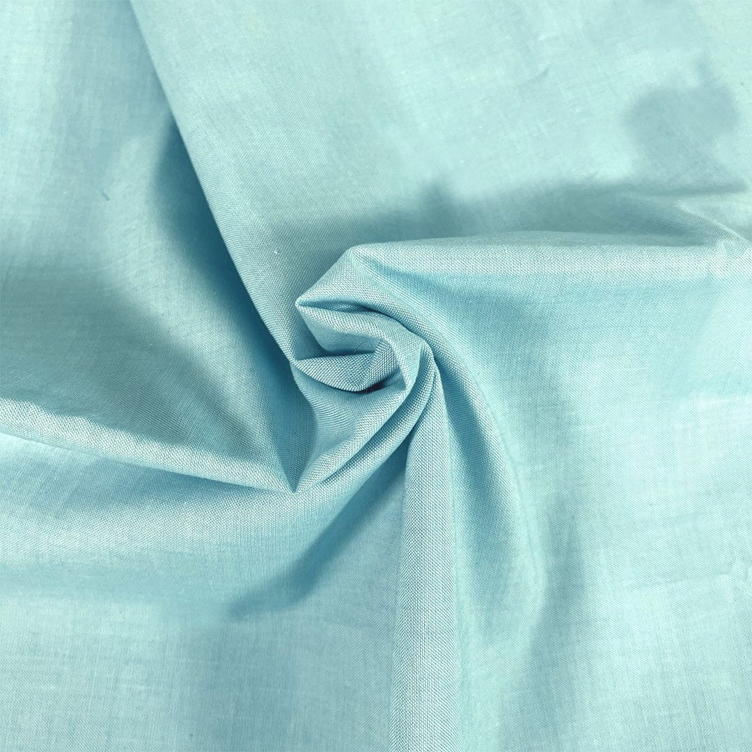 Craft Cotton Co Fabric Chambray Oxford Organic Cotton Sky Blue 3254 06  - The Sewing Studio