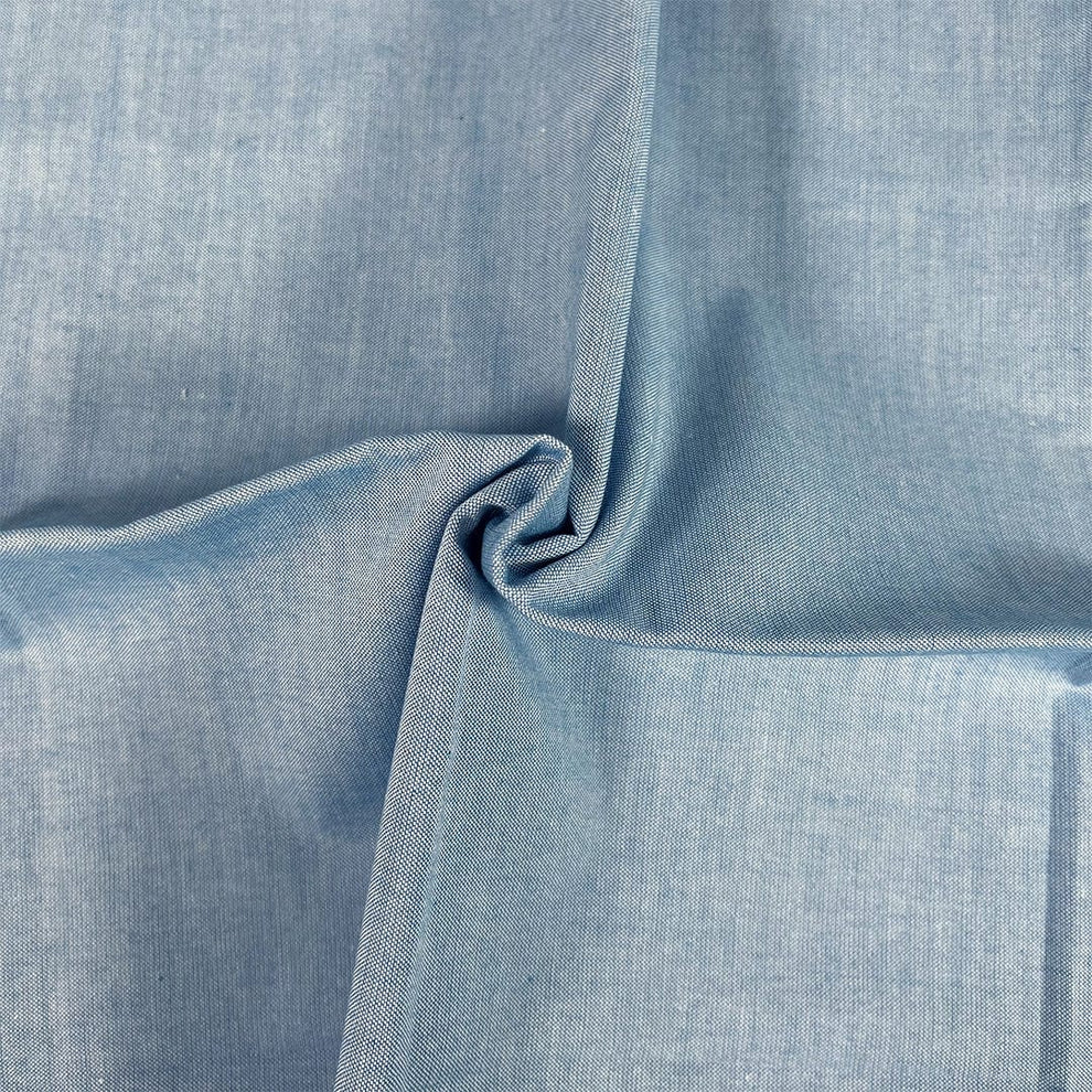 Craft Cotton Co Fabric Craft Cotton Co Chambray Oxford Organic Cotton  - The Sewing Studio