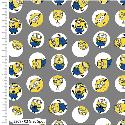 Craft Cotton Co Fabric Craft Cotton Co Minion  - The Sewing Studio