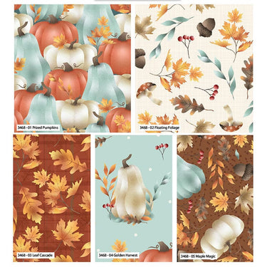 Craft Cotton Co Fabric Pre Cuts Autumn Awakening Fat Quarter Pack 3468-00  - The Sewing Studio for sale UK - The Sewing Studio