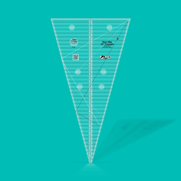 Creative Grids Rulers Stencils Templates Creative Grids Non slip: 30° Triangle Quilt Ruler  - The Sewing Studio for sale UK - The Sewing Studio