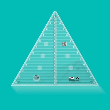 Creative Grids Rulers Stencils Templates Creative Grids Non slip: 60° Triangle Ruler (12” finished size)  - The Sewing Studio for sale UK - The Sewing Studio