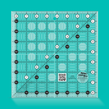 Creative Grids Rulers Stencils Templates Creative Grids Non slip: 8½" x 8½" Square Quilt Ruler  - The Sewing Studio for sale UK - The Sewing Studio