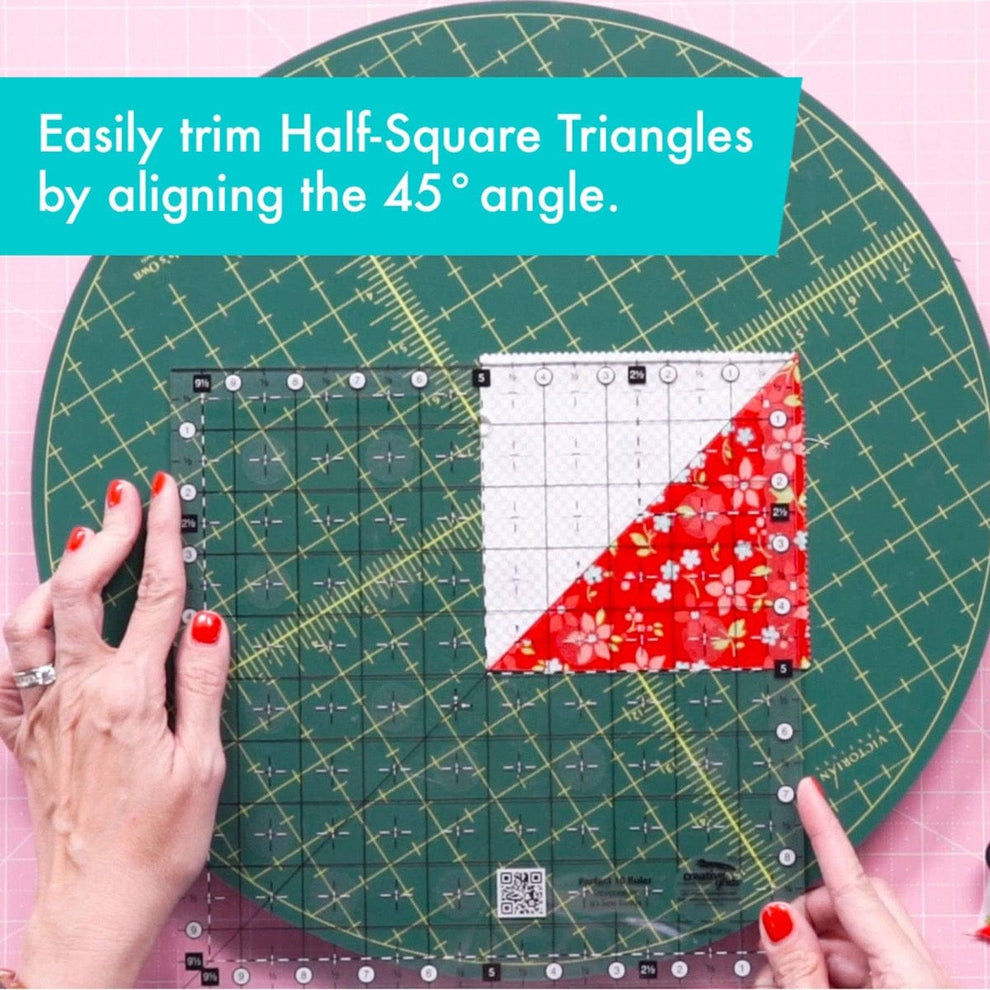 Creative Grids Rulers Stencils Templates Creative Grids Non slip: Perfect 10 Ruler  - The Sewing Studio