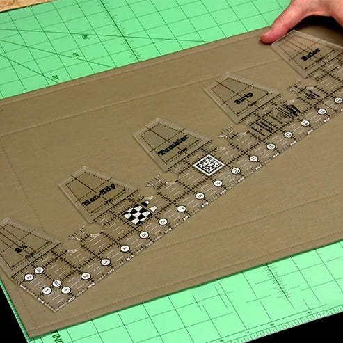 Creative Grids Rulers Stencils Templates Creative Grids Non slip: Single Strip Tumbler Ruler  - The Sewing Studio