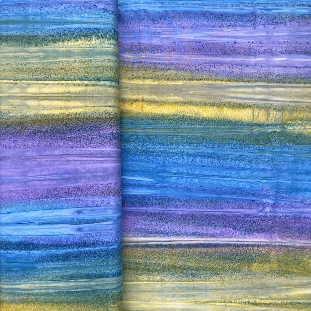 EQS Fabric Batik Landscape Fabric Parma Violet Sherbert WTD28  - The Sewing Studio