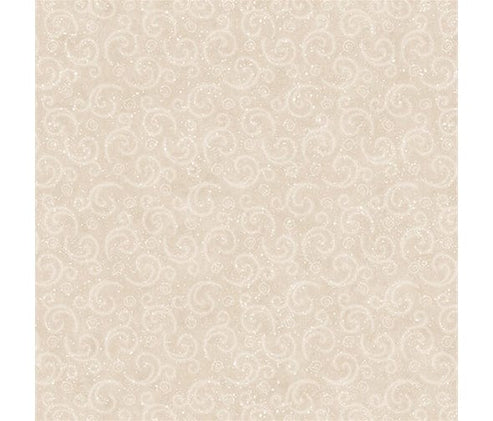 EQS Fabric Henry Glass Fabric I Love Sn Gnomies Snow Swirls Flannel F9638-33  - The Sewing Studio