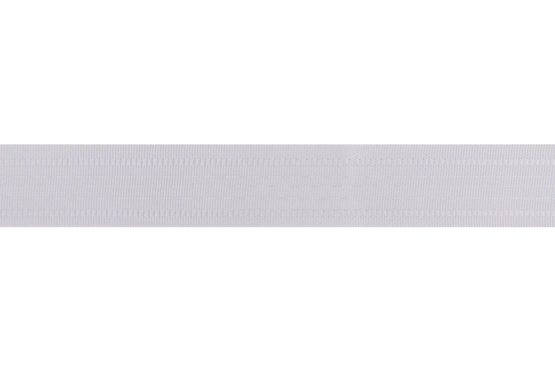 Essential Trimmings Bias Binding Seam Binding: 2.5m x 25mm: White  - The Sewing Studio