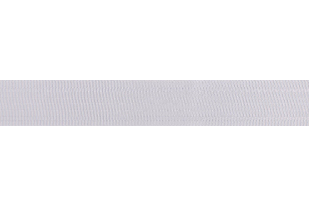 Essential Trimmings Bias Binding Seam Binding: 2.5m x 25mm: White  - The Sewing Studio