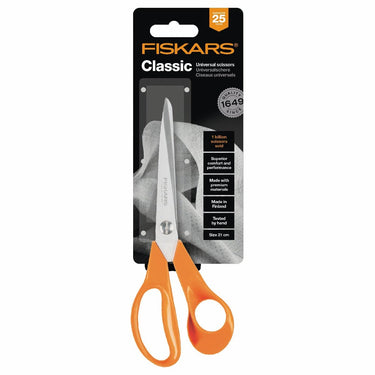 Fiskars Scissors Fiskars Classic Scissors: right handed 21cm  - The Sewing Studio for sale UK - The Sewing Studio