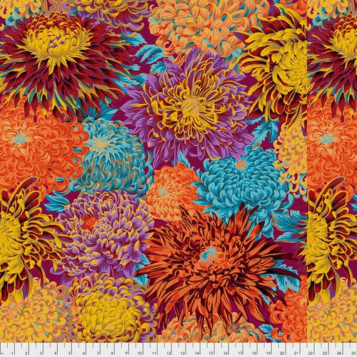 Freespirit Fabric Freespirit Kaffe Fassett Japanese Chrysanthemum  - The Sewing Studio