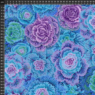 Kaffe Fassett Fabric Brassica Blue